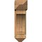 Ekena Millwork Imperial Arts and Crafts Rough Sawn Bracket w/ Offset Brace, Western Red Cedar, 8"W x 24"D x 28"H BKT0806X24X28IMP03RWR - alternate 4